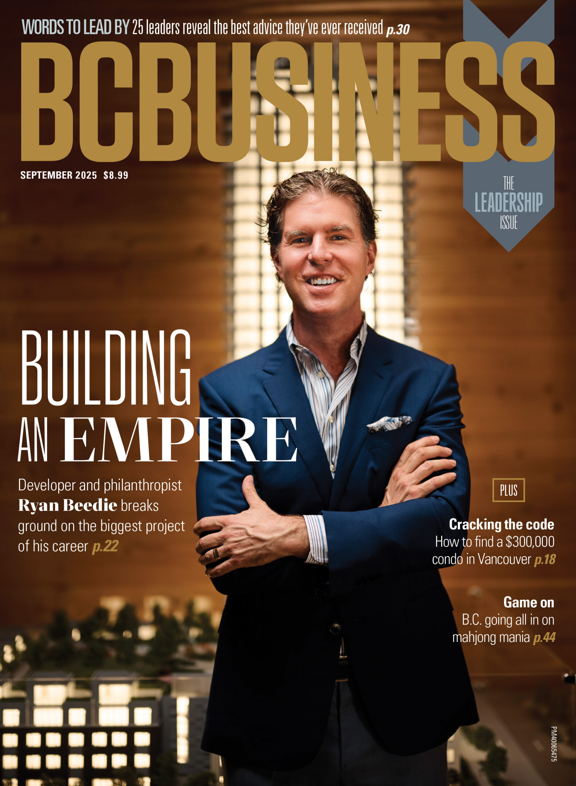 BCB September 2025 Cover featuring Ryan Beedie