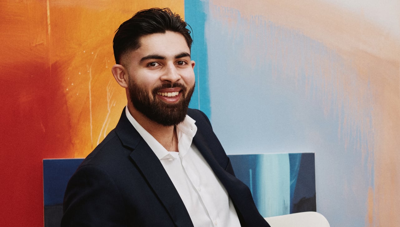 Portrait of Hamza Saqib